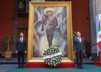 Presidente rinde homenaje a Emiliano Zapata en su 105 aniversario luctuoso