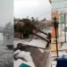 Caída de árboles, postes y fallas eléctricas deja aguacero en colonias de la capital