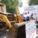 El gobernador Sergio Salomón presidió el arranque de la construcción de obra en Tlanepantla