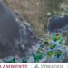 Para este día se prevén lluvias muy fuertes con puntuales intensas en el sureste de México y la Península de Yucatán