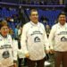 Asiste Sergio Salomón al arranque de la temporada de la Liga Nacional de Baloncesto Profesional Varonil 2024