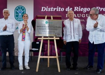 Presidente inaugura distrito de riego Presa Picachos en beneficio de Mazatlán y Concordia