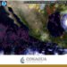 Se pronostican lluvias puntuales fuertes para regiones de Campeche, Chiapas, Guerrero, Oaxaca, Quintana Roo y Yucatán