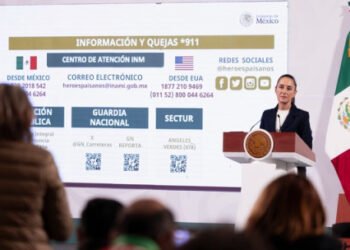 Presidenta de México presenta operativo Bienvenidas Heroínas Y Héroes Paisanos; a través del *911 se otorga información y se reciben quejas