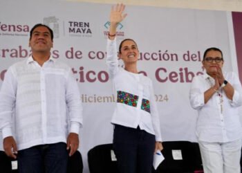 Presidenta Claudia Sheinbaum da banderazo de salida al inicio de la construcción del Parque Ecoturístico “La Ceiba” en Palenque, Chiapas
