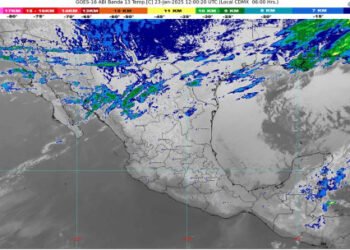 Se prevé evento de Norte con rachas de viento muy fuertes y oleaje elevado en el litoral del golfo de México, istmo y golfo de Tehuantepec
