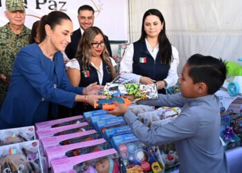 “Sí al Desarme, Sí a la Paz” enseña al mundo que en México construimos justicia y paz: presidenta Claudia Sheinbaum