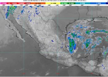 Se prevén lluvias fuertes para hoy en San Luis Potosí, Tamaulipas, Veracruz, Puebla y Oaxaca