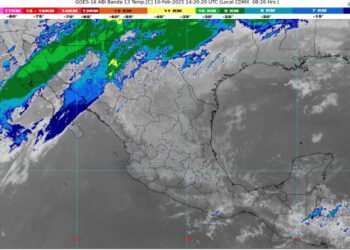 Se pronostican para las siguientes horas lluvias puntuales fuertes en Chiapas