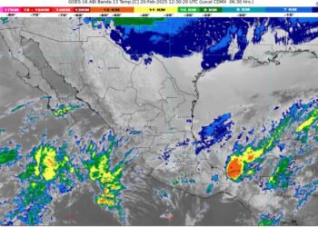 Hoy el frente frío número 28 originará lluvias puntuales torrenciales en Veracruz, Tabasco y Chiapas