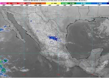 Prevalecerá el viento de componente norte con fuertes rachas en el istmo y golfo de Tehuantepec, disminuyendo durante esta noche