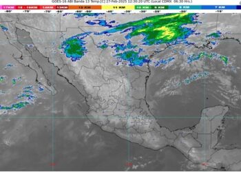 Se pronostican para este día lluvias puntuales muy fuertes en Puebla y Veracruz