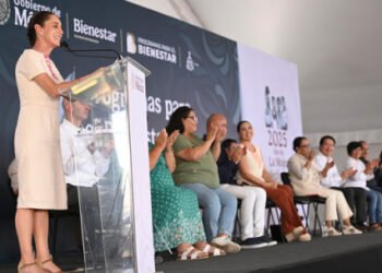 “A México, en cualquier lugar del mundo se le respeta, somos un país libre, independiente y soberano”: presidenta desde Colima