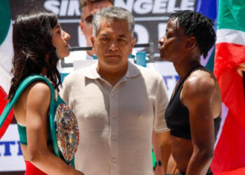 Gaby ‘La Bonita’ Sánchez y su rival cumplen con la báscula para pelea con causa