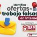 Alerta SSP sobre ofertas de trabajo falsas en Internet