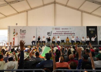 En Zinapécuaro, Michoacán, Presidenta da banderazo de salida a Cosechando Soberanía para aumentar la producción alimentaria en México