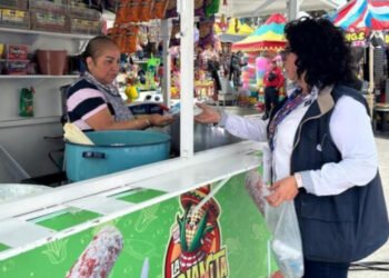 Refuerzan vigilancia y fomento sanitario en la Feria de Puebla 2025