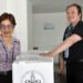 La Rectora Lilia Cedillo emitió su voto para la elección del nuevo Consejo Universitario