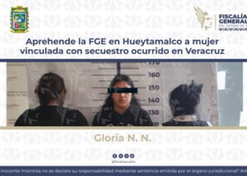 Aprehende la FGE en Hueytamalco a mujer vinculada con secuestro ocurrido en Veracruz