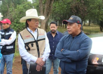 Supervisa CEASPUE obra hídrica en la Sierra Norte