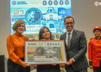 Con billete conmemorativo, INAH y Lotería Nacional celebran 60 años del Museo Nacional de las Culturas del Mundo