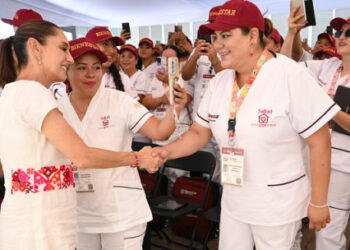 Salud Casa por Casa, el programa más ambicioso del mundo de atención y prevención a la salud: Presidenta desde SLP