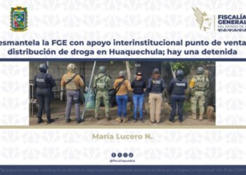 Desmantela la FGE con apoyo interinstitucional punto de venta y distribución de droga en Huaquechula; hay una detenida