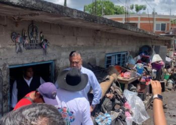 Garantiza Bienestar atención a comunidades afectadas por tromba