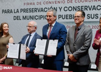 El INAH y el Ayuntamiento de Puebla signan convenio para preservar y conservar el Centro Histórico de la ciudad