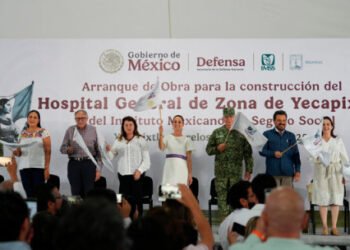 Presidenta Claudia Sheinbaum encabeza inicio de obra del Hospital General de Zona del IMSS en Yecapixtla, Morelos