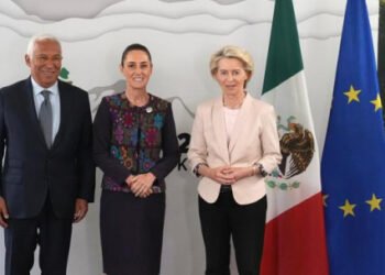 En G7, dialoga Presidenta Claudia Sheinbaum sobre actualización del acuerdo comercial entre México y la Unión Europea