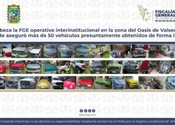 Encabeza la FGE operativo interinstitucional en la zona del Oasis de Valsequillo donde aseguró más de 50 vehículos presuntamente obtenidos de forma ilícita