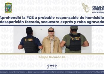Aprehendió la FGE a probable responsable de homicidio, desaparición forzada, secuestro exprés y robo agravado