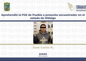 Aprehendió la FGE de Puebla a presunto secuestrador en el estado de Hidalgo