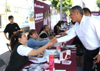 Ofrece Gobierno de la Ciudad más de 10 mil servicios a la ciudadanía a través de Jornada Imparable en San Baltazar Tetela