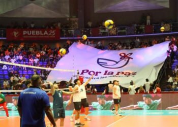 Con seguridad en el deporte, en Puebla inició el Final Four de Voleibol