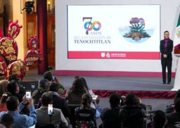 Presidenta y Jefa de Gobierno, presentan celebración “México Tenochtitlan, Siete Siglos de legado de grandeza”; será todo el mes de julio