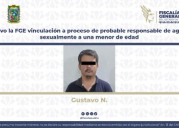 Obtuvo la FGE vinculación a proceso de probable responsable de agredir sexualmente a una menor de edad