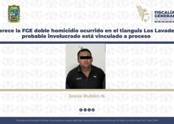 Esclarece la FGE doble homicidio ocurrido en el tianguis Los Lavaderos; probable involucrado está vinculado a proceso