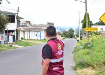 Personal de la Coordinación Nacional de Protección Civil evaluó rutas de evacuación del Popocatépetl