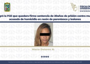 Logró la FGE que quedara firme sentencia de 20 años de prisión contra mujer acusada de homicidio en razón de parentesco y lesiones