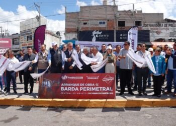 Arranca Pepe Chedraui construcción de Barda Perimetral en la Central de Abasto