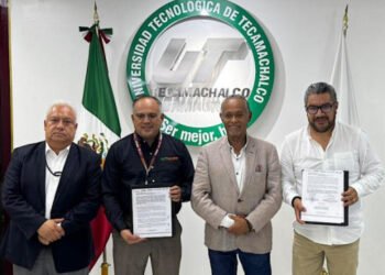 Universidades de Amozoc y Tecamachalco fortalecen alianza académica y tecnológica