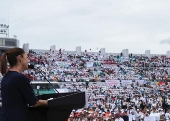 En Chiapas, 40 mil personas corean por la transformación y atestiguan rendición de cuentas de la Presidenta Claudia Sheinbaum