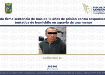 Queda firme sentencia de más de 15 años de prisión contra responsable de tentativa de homicidio en agravio de una menor
