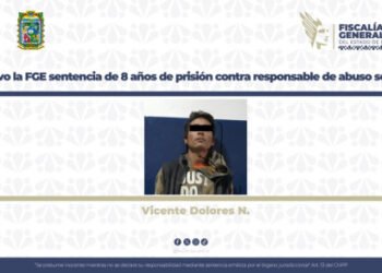 Obtuvo la FGE sentencia de 8 años de prisión contra responsable de abuso sexual