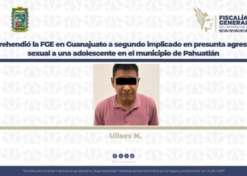 Aprehendió la FGE en Guanajuato a segundo implicado en presunta agresión sexual a una adolescente en el municipio de Pahuatlán
