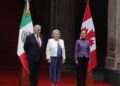 Recibe Presidenta Claudia Sheinbaum a la Gobernadora General de Canadá, Mary Simon, en Palacio Nacional