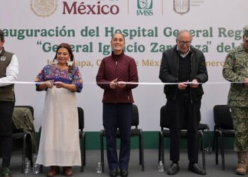Presidenta inaugura Hospital General Regional No. 25 “General Ignacio Zaragoza” del IMSS en beneficio de medio millón de derechohabientes