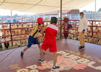 Secretarías de Seguridad Pública y Deporte realizan “1er Torneo de Box” penal de Puebla